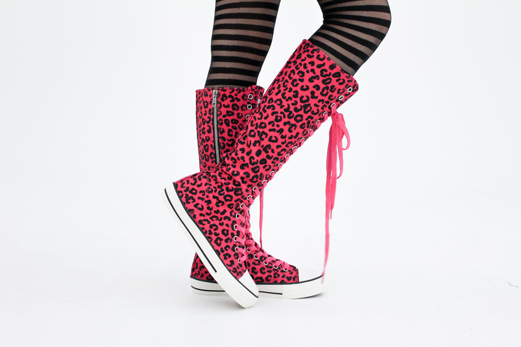 Nom Nom Leopard Boots - Pre order